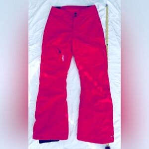 LIKE NEW Columbia Bugaboo Omni-tech HOT PINK, ski/snowboarding pants. Super warm